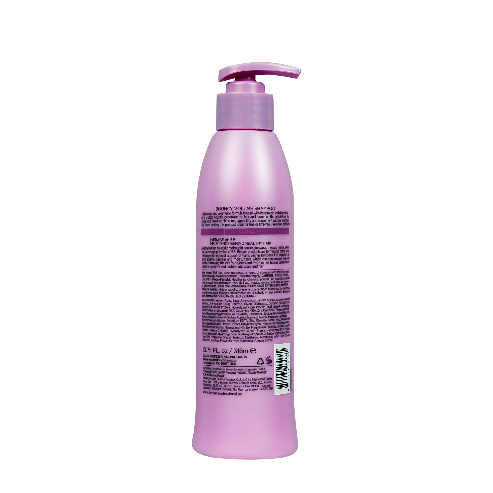 Beaver-EXPERT HYDRO BOTANICAL HAIRTHERAPY BOUNCYVOLUME
SHAMPOO