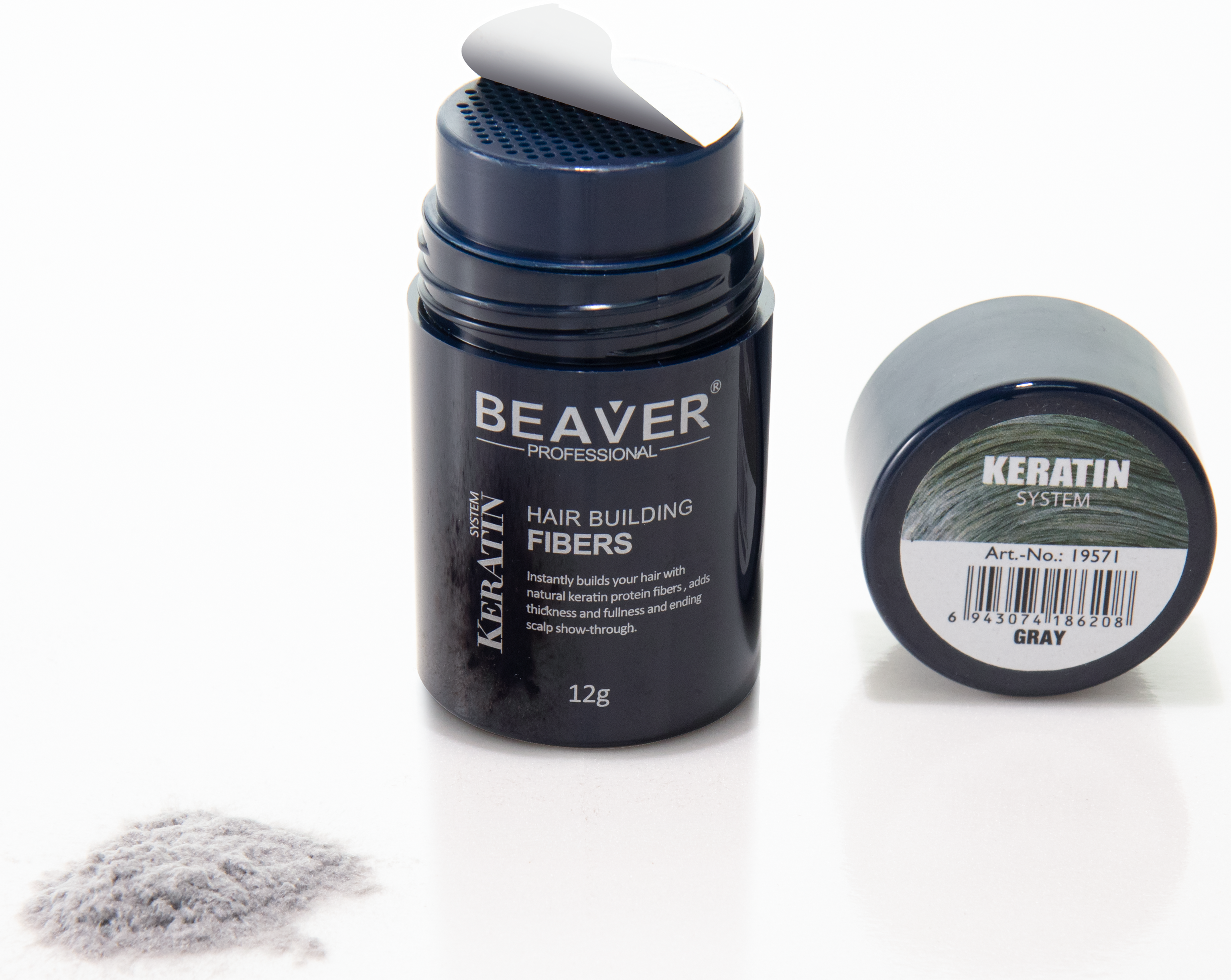 Beaver-Keratin Hair
Building Fibers-Gray